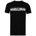 Black - Front - Star Wars: The Mandalorian Mens Logo T-Shirt