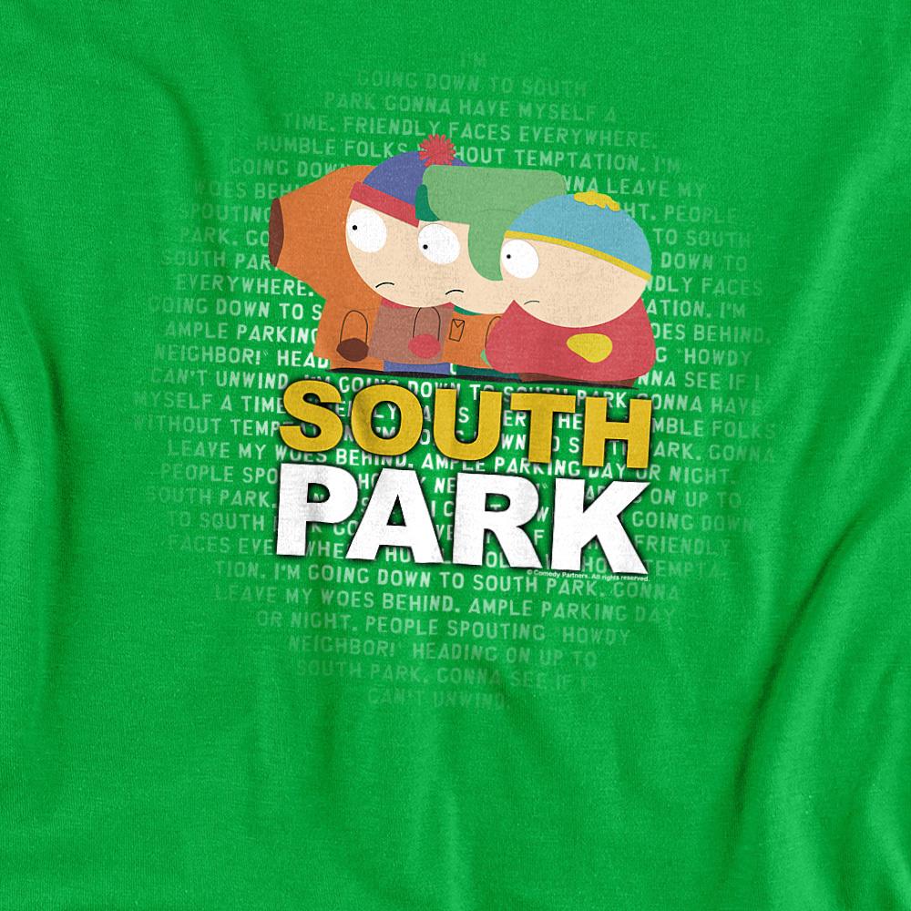 Kelly Green - Side - South Park Unisex Adult Lyrics T-Shirt
