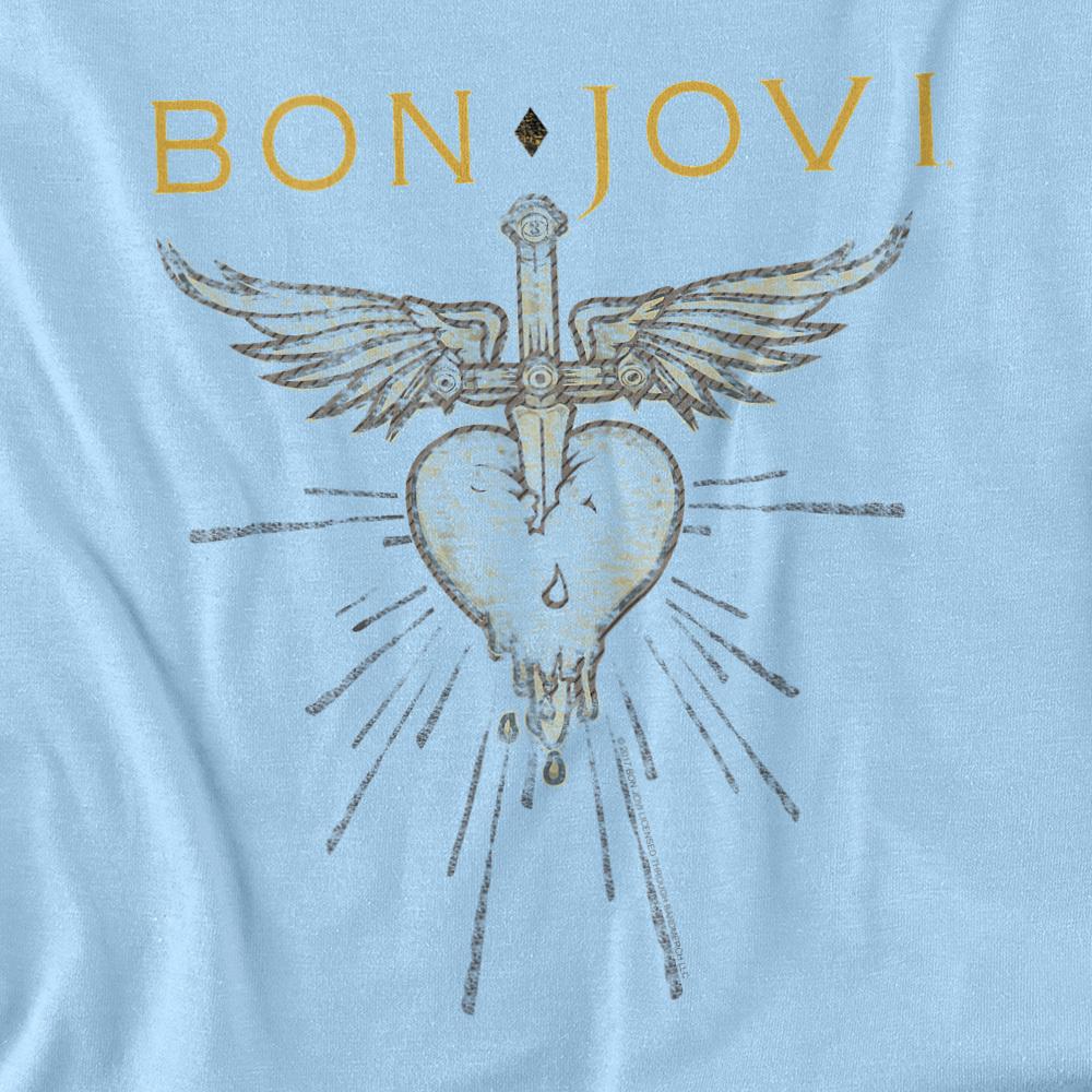 Light Blue - Side - Bon Jovi Unisex Adult Greatest Hits T-Shirt