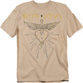 Sand - Front - Bon Jovi Unisex Adult Greatest Hits T-Shirt