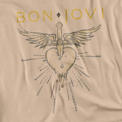 Sand - Side - Bon Jovi Unisex Adult Greatest Hits T-Shirt