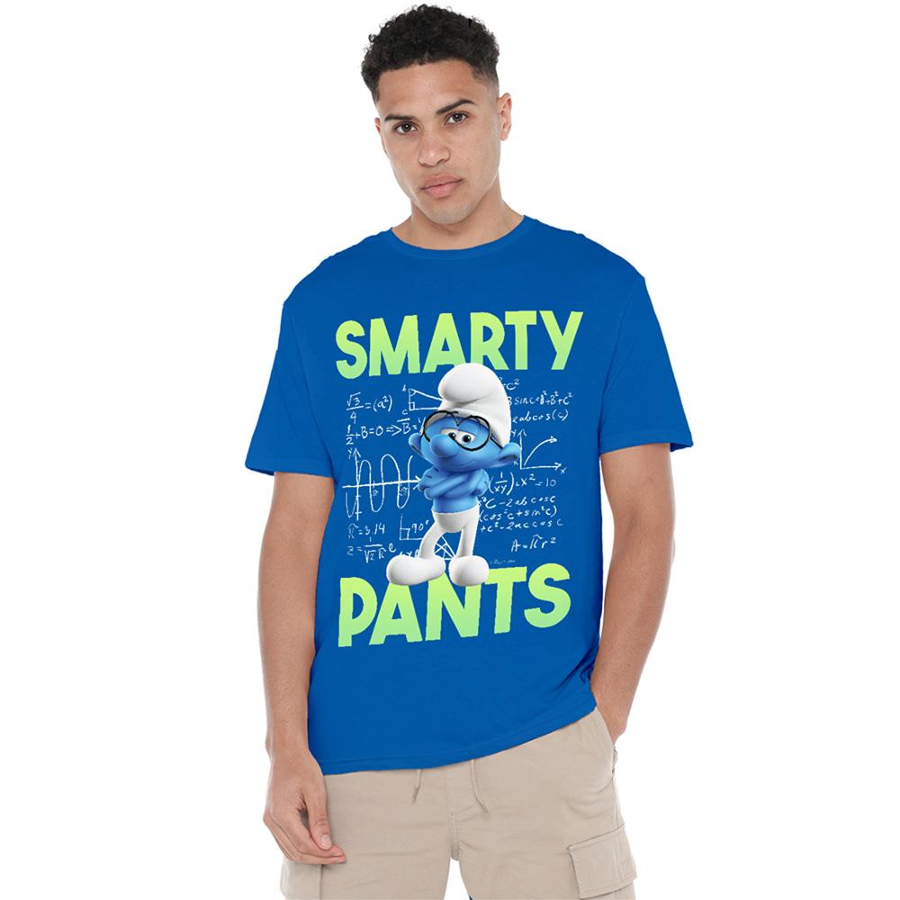 Royal Blue - Lifestyle - The Smurfs Unisex Adult Smarty Pants T-Shirt