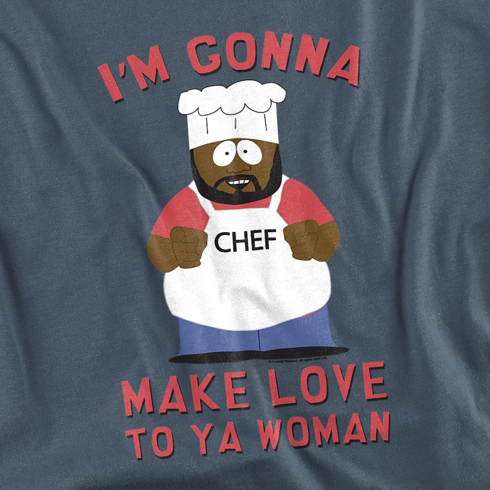Slate - Side - South Park Unisex Adult Make Love T-Shirt