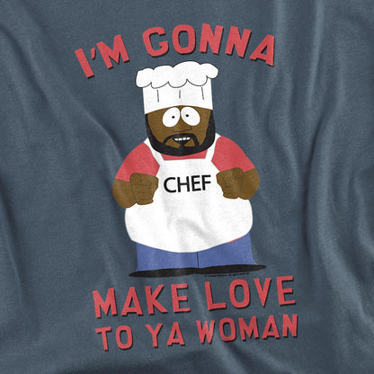 Slate - Side - South Park Unisex Adult Make Love T-Shirt