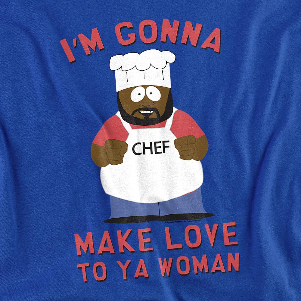 Royal Blue - Side - South Park Unisex Adult Make Love T-Shirt
