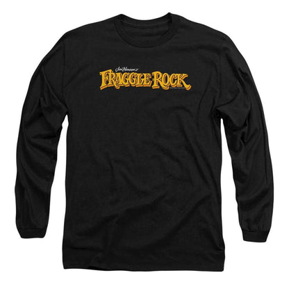 Black - Front - Fraggle Rock Unisex Adult Logo Long-Sleeved T-Shirt
