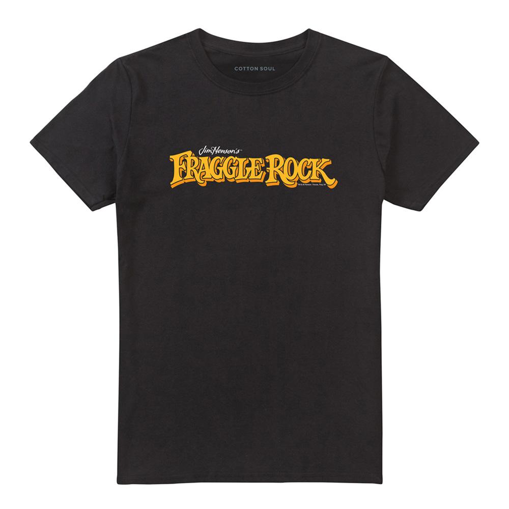 Black - Front - Fraggle Rock Unisex Adult Logo T-Shirt