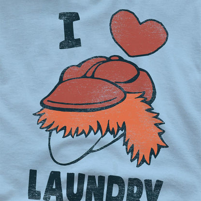 Light Blue - Side - Fraggle Rock Unisex Adult Laundry Lover T-Shirt
