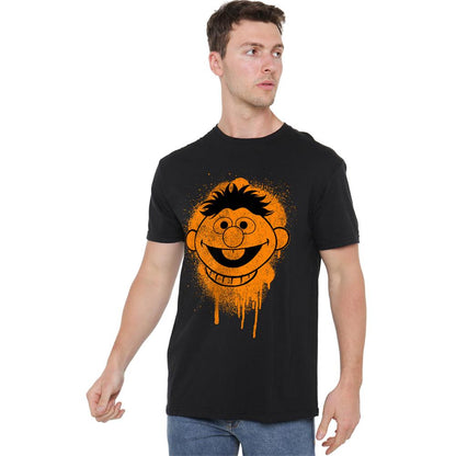 Black - Lifestyle - Sesame Street Unisex Adult Ernie Graffiti T-Shirt