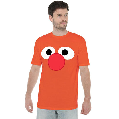 Orange - Lifestyle - Sesame Street Unisex Adult Ernie Eyes T-Shirt