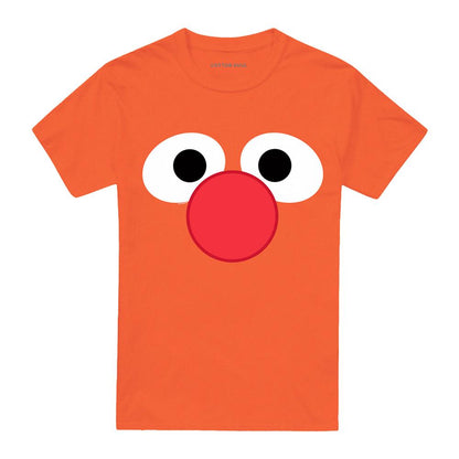 Orange - Front - Sesame Street Unisex Adult Ernie Eyes T-Shirt