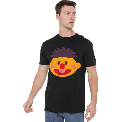 Black - Lifestyle - Sesame Street Unisex Adult Ernie Kawaii Face T-Shirt