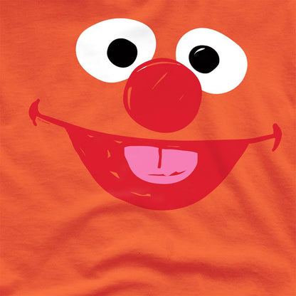 Orange - Side - Sesame Street Unisex Adult Ernie Sketch T-Shirt