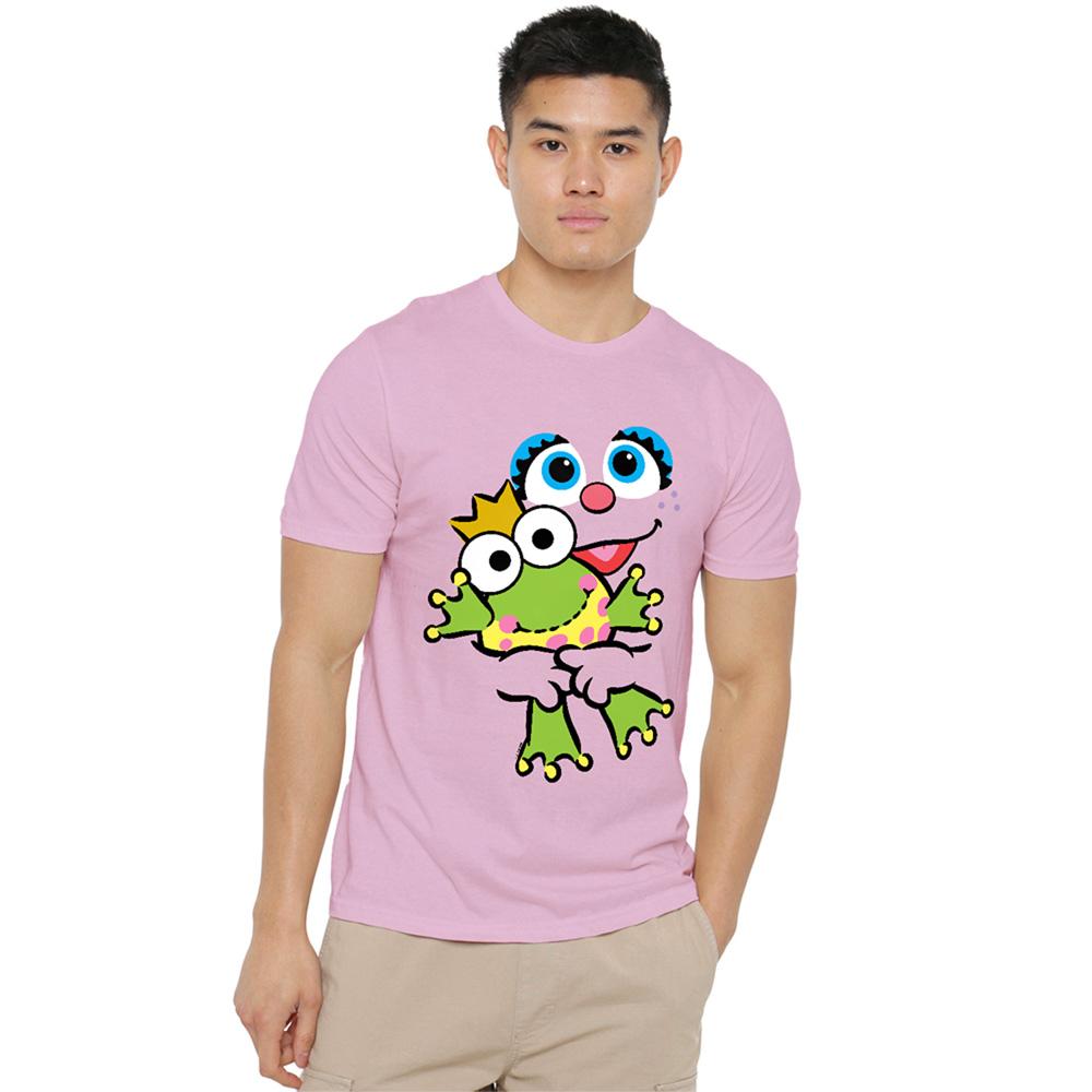 Pink - Lifestyle - Sesame Street Unisex Adult Holding Prince Abby Cadabby T-Shirt