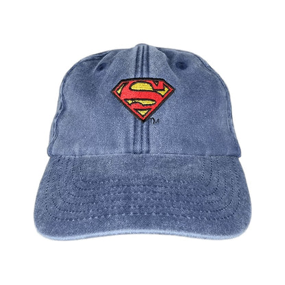 Blue - Front - Superman Mens Shield Baseball Cap