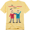 Banana Yellow - Front - South Park Unisex Adult Terrance And Phillip T-Shirt