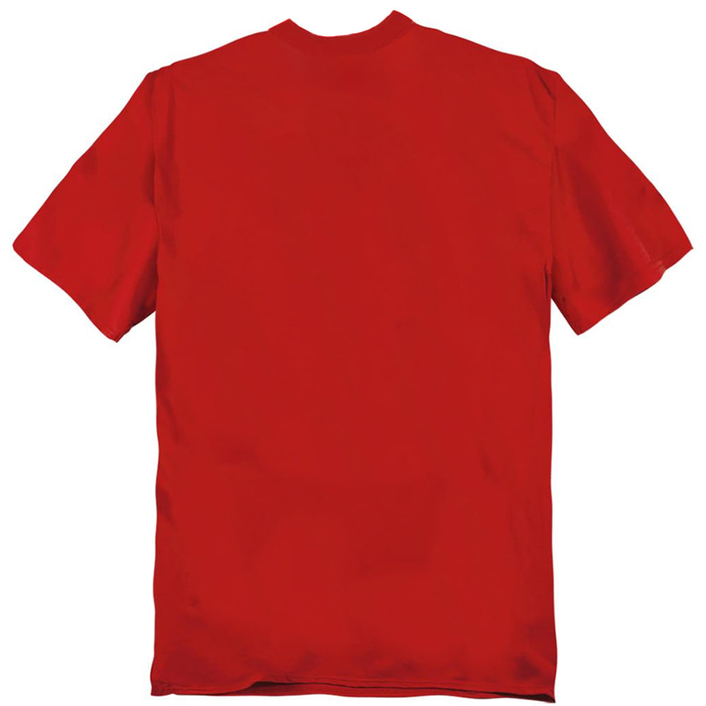 Red - Back - South Park Unisex Adult Solid Circles T-Shirt