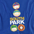 Royal Blue - Side - South Park Unisex Adult Solid Circles T-Shirt