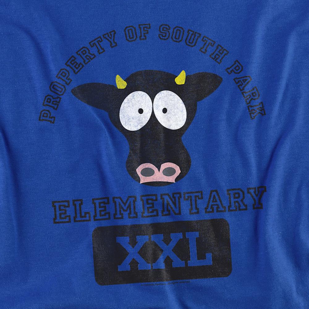 Royal Blue - Side - South Park Unisex Adult Cows T-Shirt