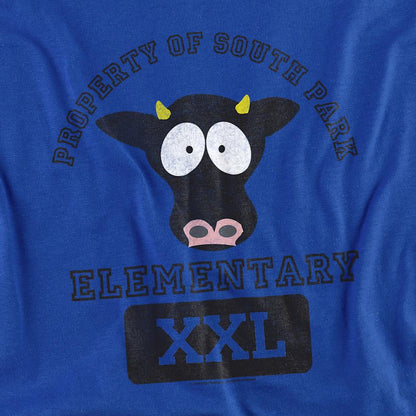 Royal Blue - Side - South Park Unisex Adult Cows T-Shirt