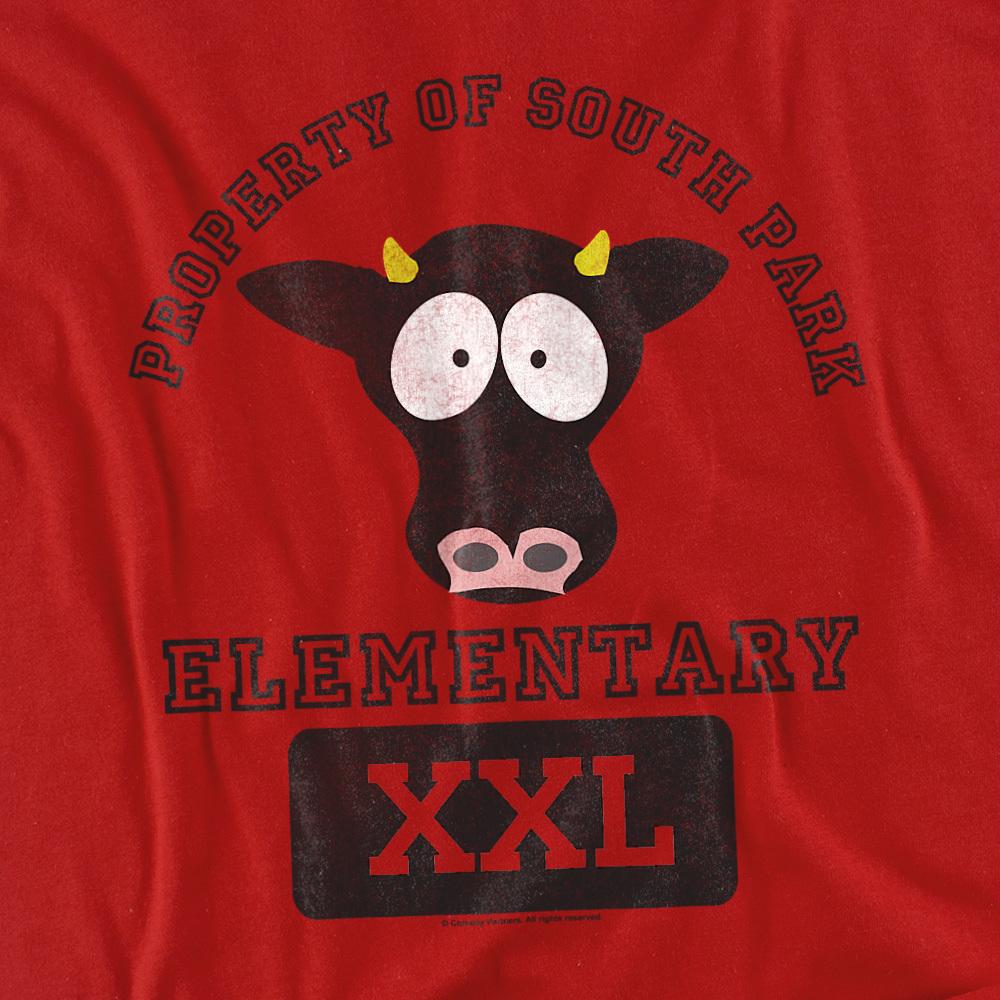 Red - Side - South Park Unisex Adult Cows T-Shirt