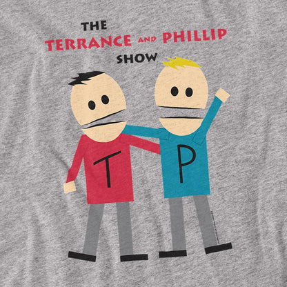 Athletic Heather - Side - South Park Unisex Adult Terrance And Phillip T-Shirt