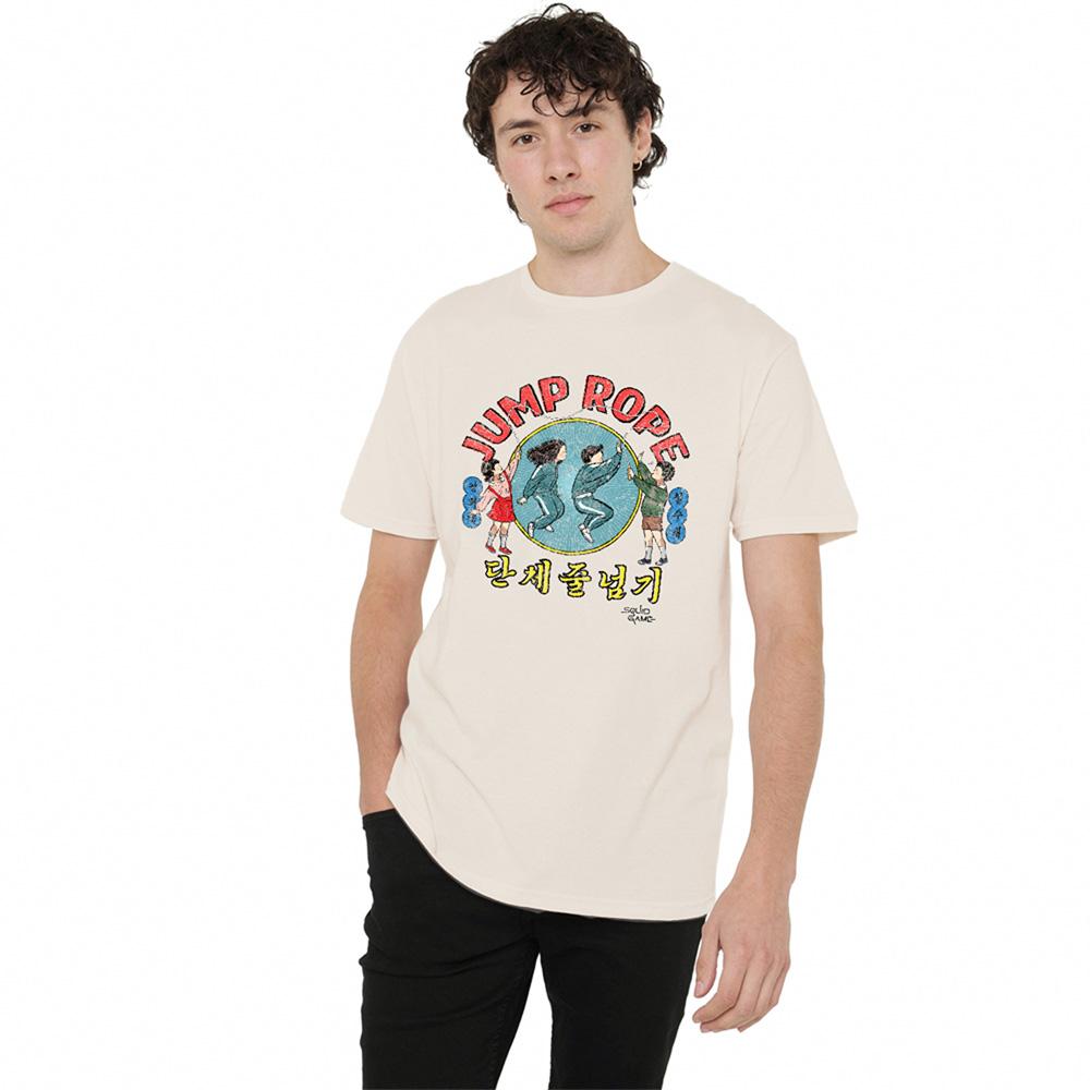 Natural - Lifestyle - Squid Game Unisex Adult Season Three Jump Rope Vintage T-Shirt