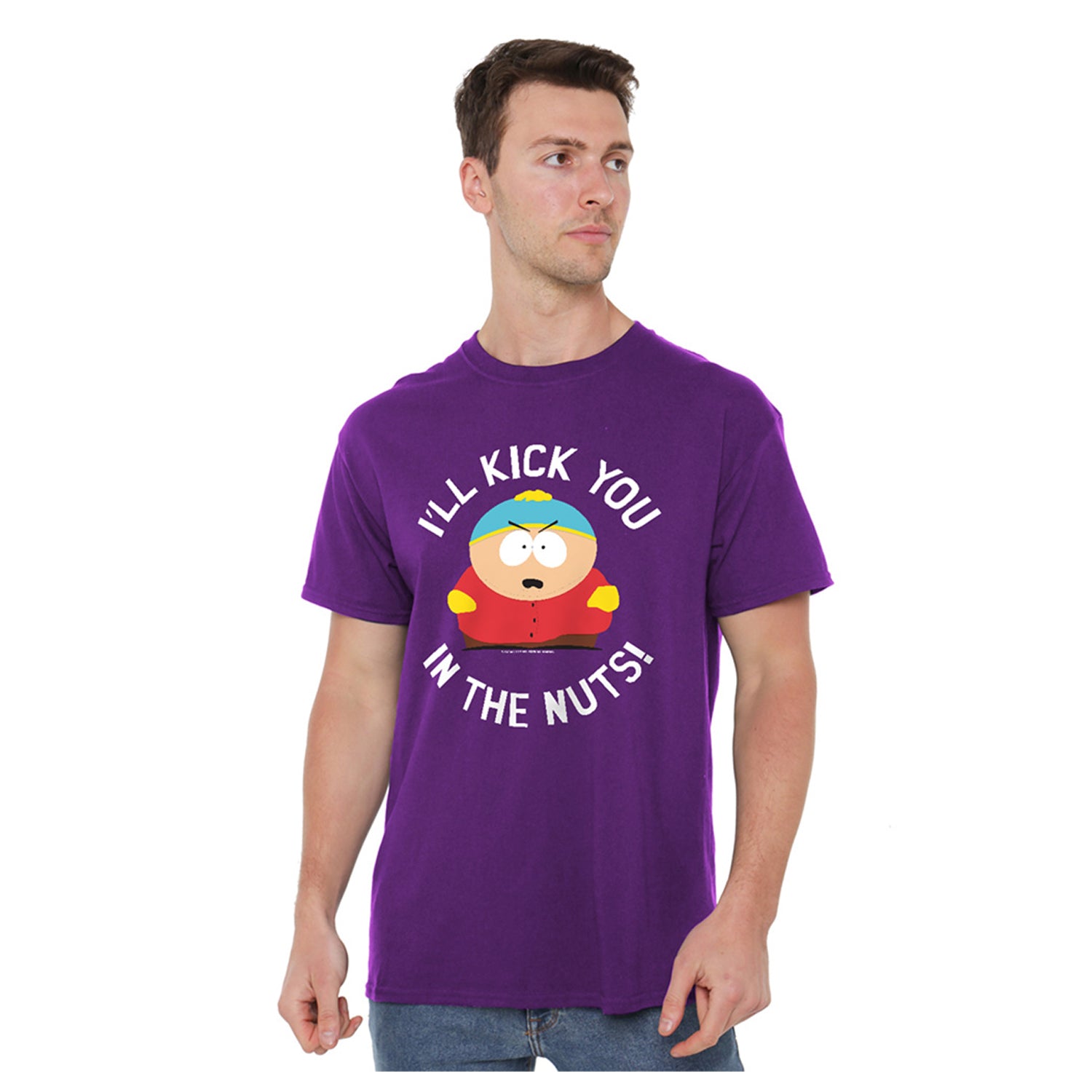 Purple - Lifestyle - South Park Unisex Adult I´ll Kick You In The Nuts! T-Shirt