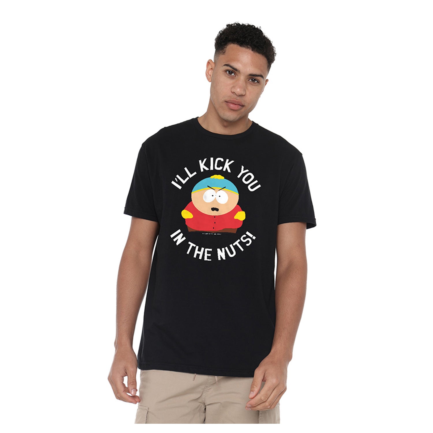 Black - Lifestyle - South Park Unisex Adult I´ll Kick You In The Nuts! T-Shirt