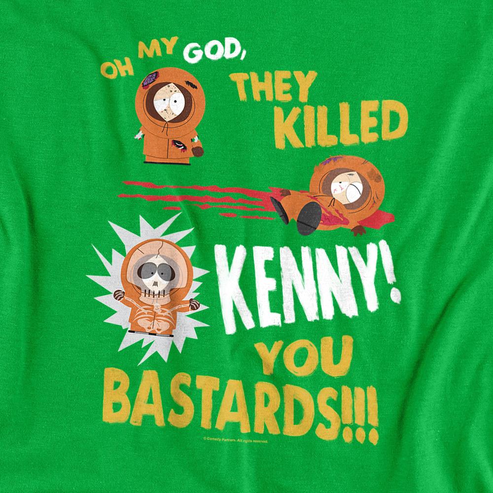 Kelly Green - Side - South Park Unisex Adult Dead Kenny T-Shirt
