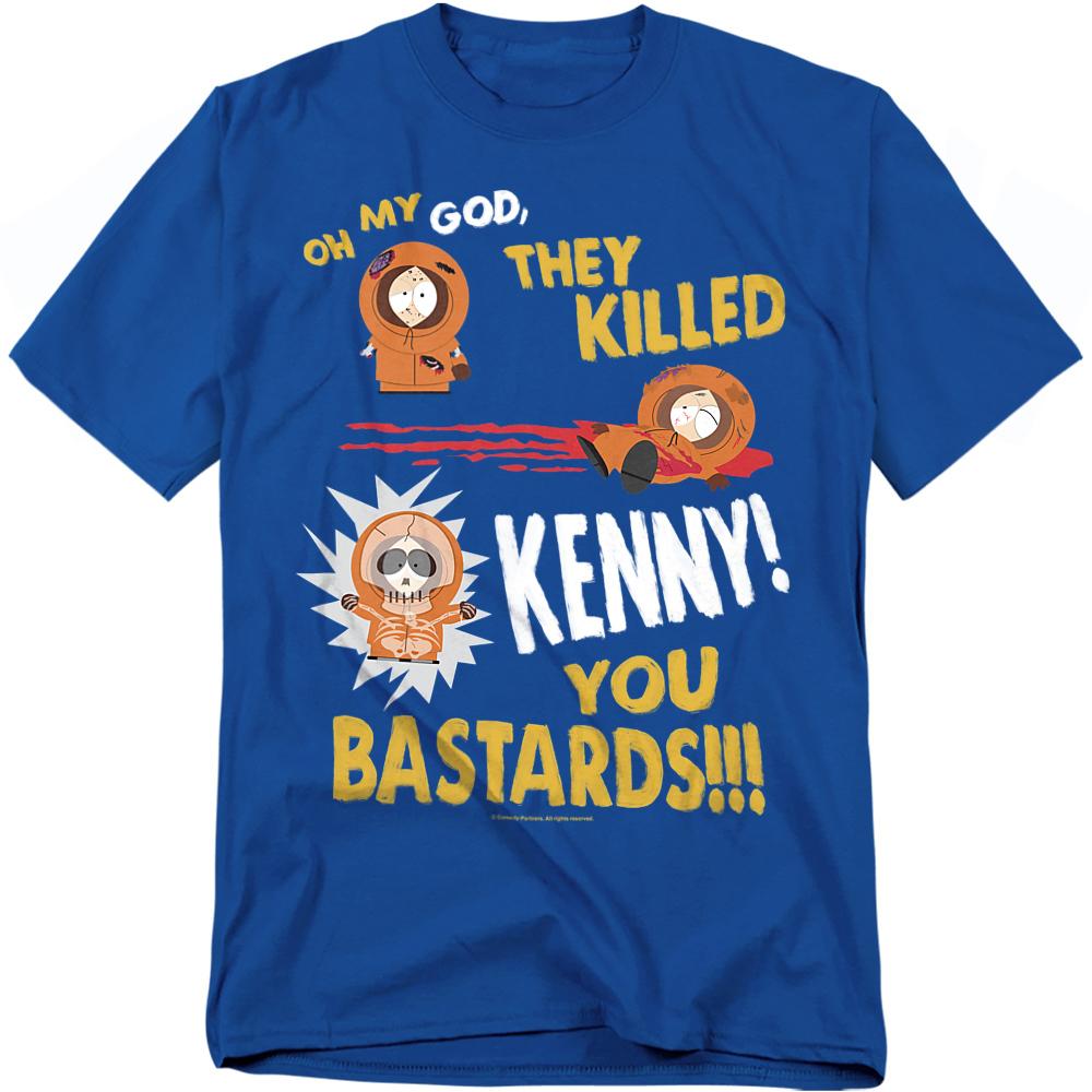 Royal Blue - Front - South Park Unisex Adult Dead Kenny T-Shirt