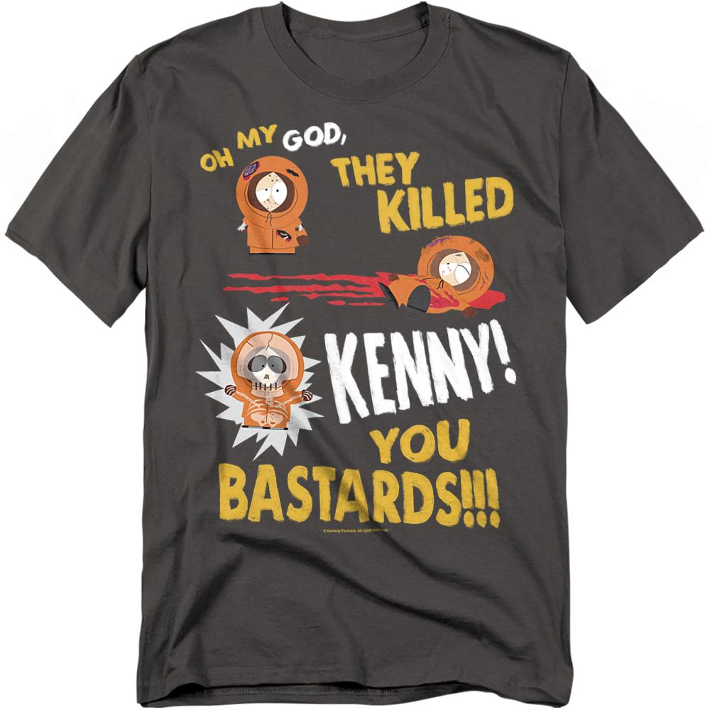 Charcoal - Front - South Park Unisex Adult Dead Kenny T-Shirt