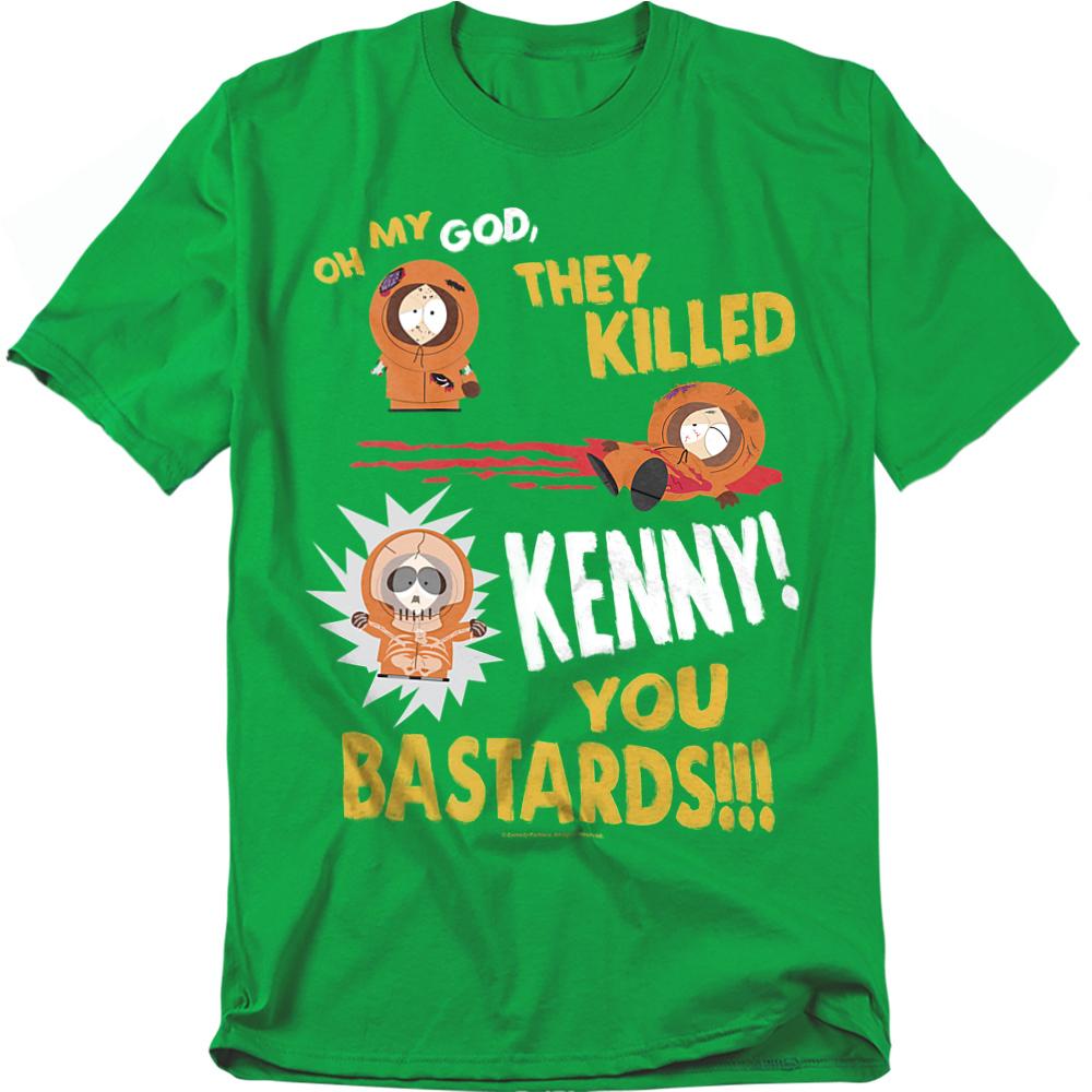 Kelly Green - Front - South Park Unisex Adult Dead Kenny T-Shirt