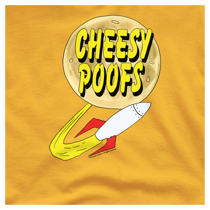 Gold - Side - South Park Unisex Adult Cheesy Poofs T-Shirt