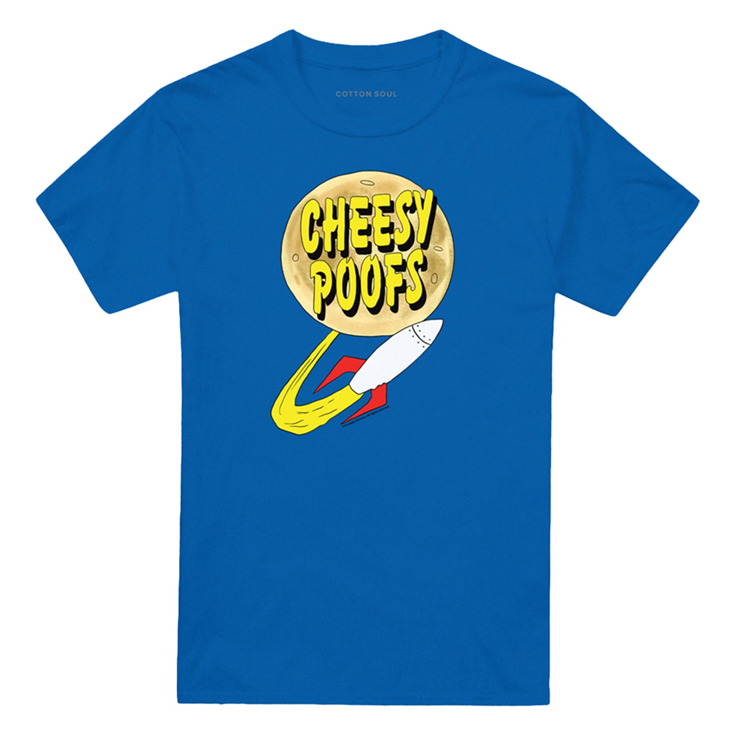 Royal Blue - Front - South Park Unisex Adult Cheesy Poofs T-Shirt