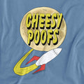 Carolina Blue - Side - South Park Unisex Adult Cheesy Poofs T-Shirt