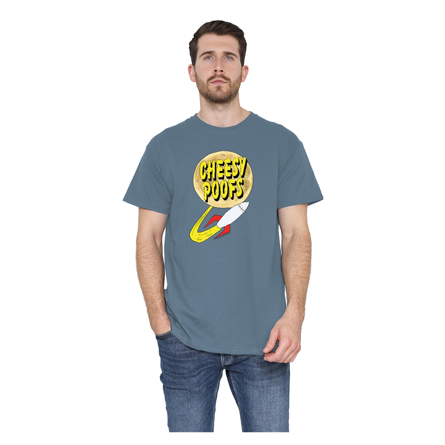 Carolina Blue - Lifestyle - South Park Unisex Adult Cheesy Poofs T-Shirt