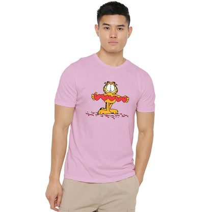 Pink - Lifestyle - Garfield Unisex Adult Sweetheart T-Shirt