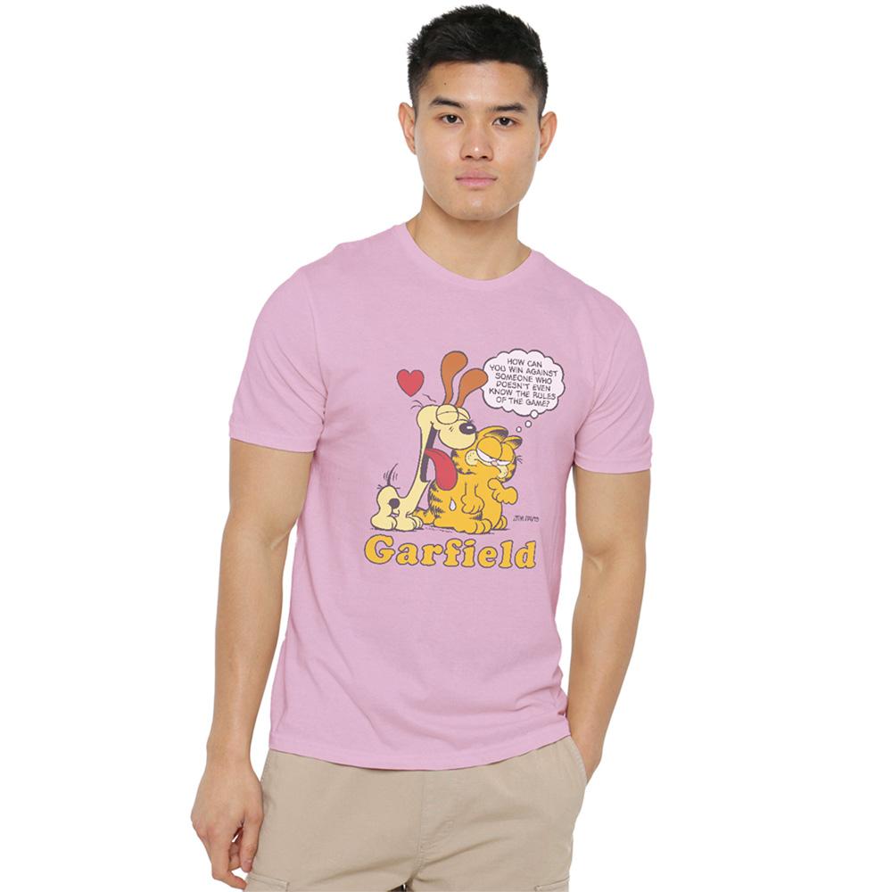 Pink - Lifestyle - Garfield Unisex Adult Can´t Win T-Shirt