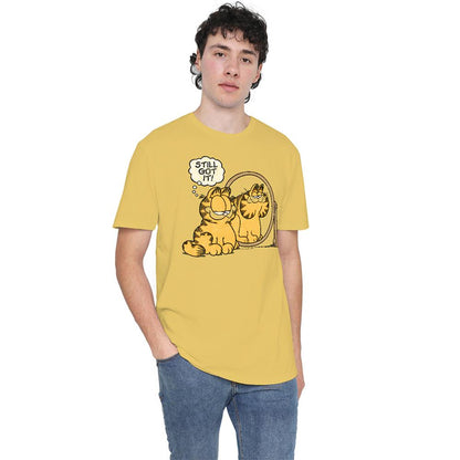 Banana Yellow - Back - Garfield Unisex Adult Still Got It T-Shirt
