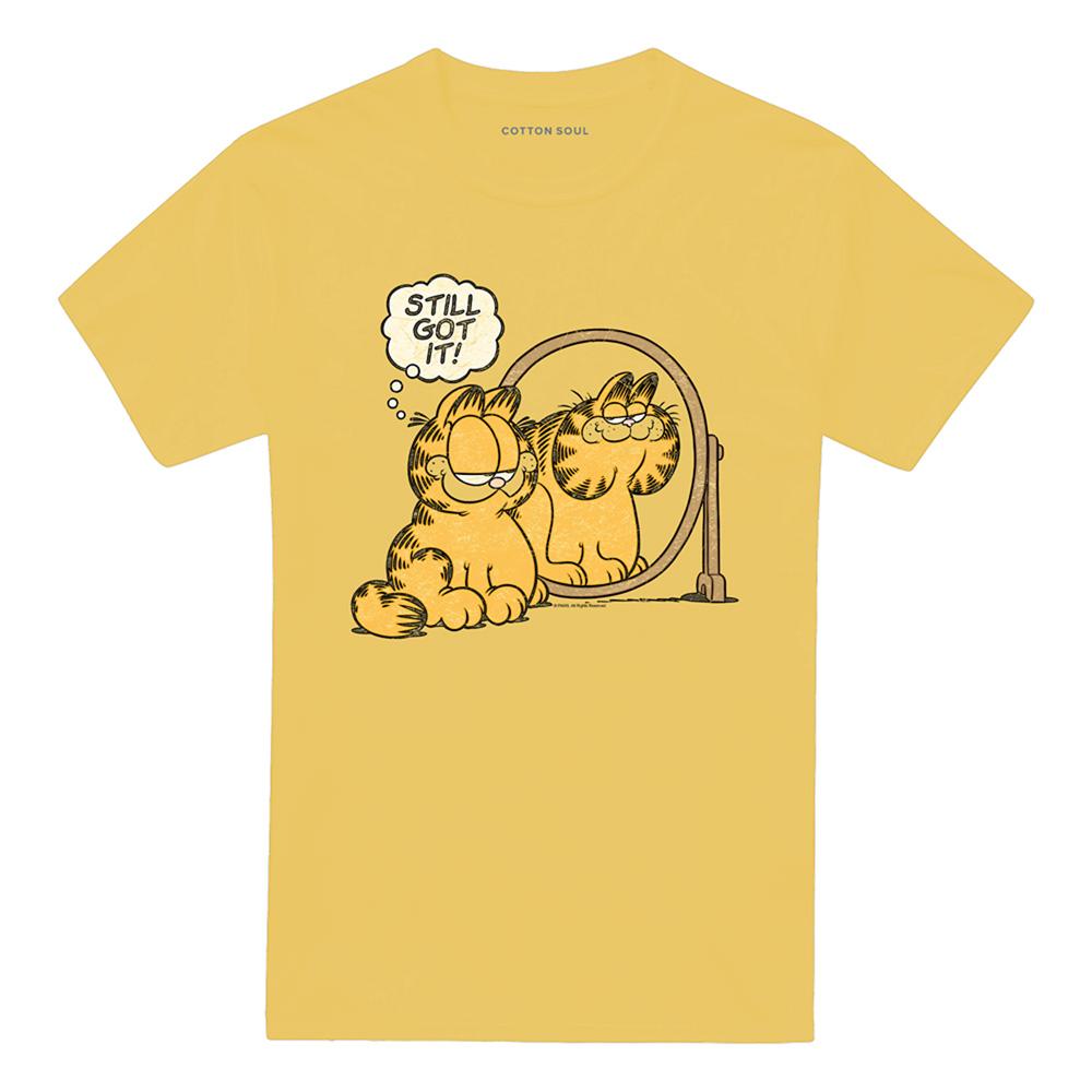 Banana Yellow - Front - Garfield Unisex Adult Still Got It T-Shirt