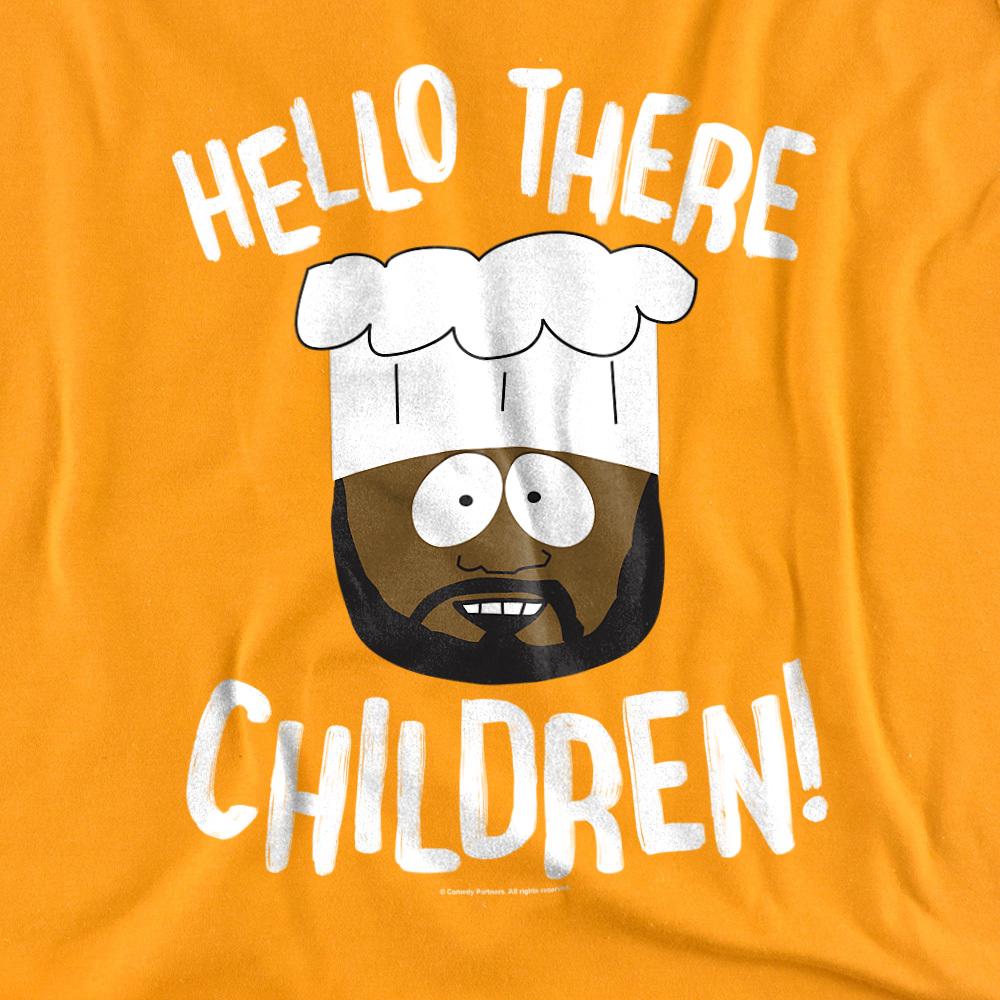 Gold - Back - South Park Unisex Adult Hello There Children T-Shirt