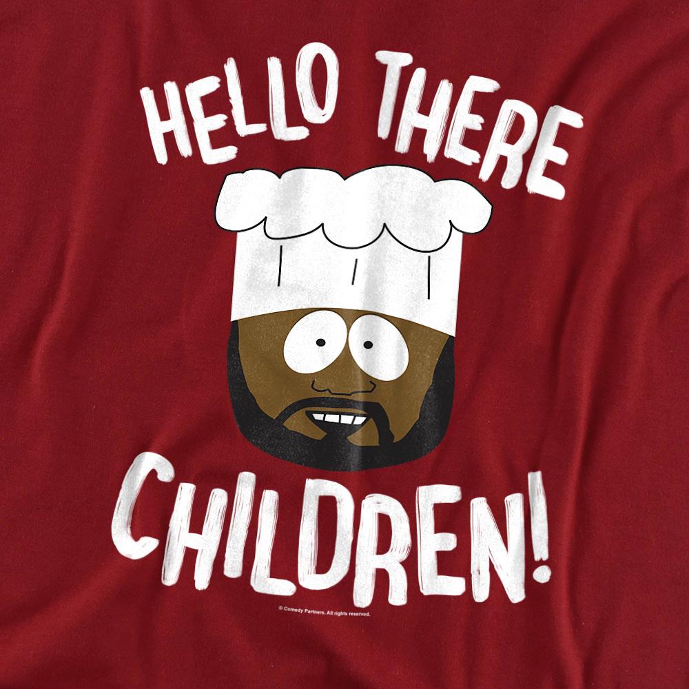 Cardinal - Back - South Park Unisex Adult Hello There Children T-Shirt