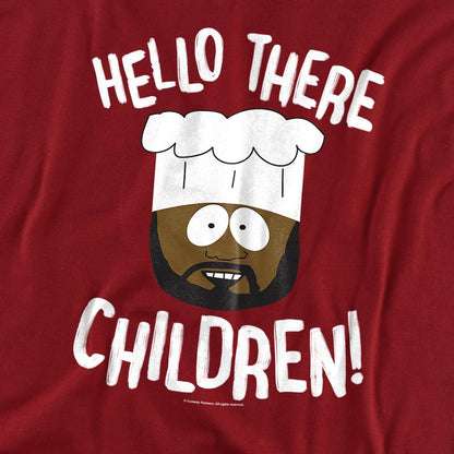 Cardinal - Back - South Park Unisex Adult Hello There Children T-Shirt