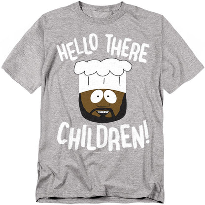 Athletic Heather - Front - South Park Unisex Adult Hello There Children T-Shirt