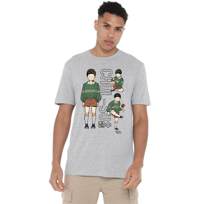 Heather Grey - Front - Squid Game Unisex Adult Season Three Chul-Su Vintage T-Shirt