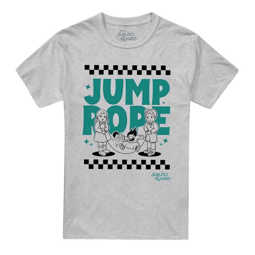 Heather Grey - Lifestyle - Squid Game Unisex Adult Season Three Jump Rope T-Shirt
