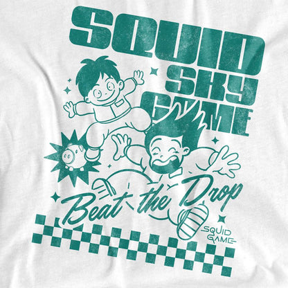 White - Back - Squid Game Unisex Adult Season Three Sky Game Long-Sleeved T-Shirt