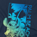 Navy - Back - Lilo & Stitch Boys Palm Beach Gradient T-Shirt