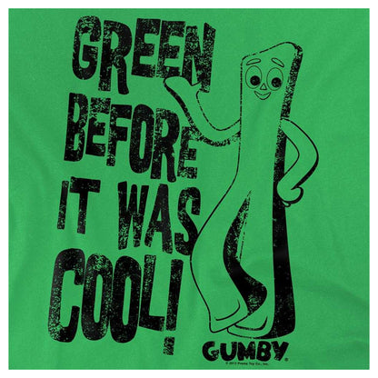 Kelly Green - Side - Gumby Unisex Adult Green Before It Was Cool T-Shirt